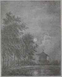 Jardin au clair de lune