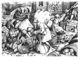Chacun, gravé par Hieronymus Cock (vers 1510-70), vers 1558