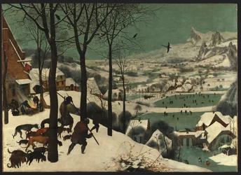French : Chasseurs dans la neige (hiver) The Hunters in the Snow