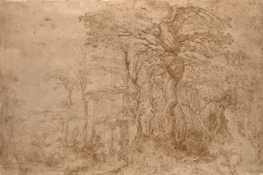 Paysage Sylvestre avec Cinq Ours