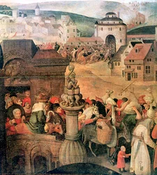 Christ chassant les marchands du temple (détail), c1584-1638