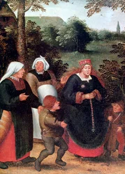 La procession de la mariée, vers 1584-1638