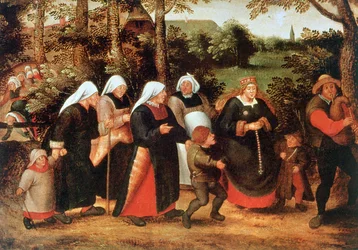 La procession de la mariée, c1584-1638