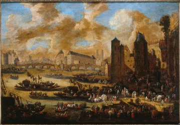 Le Pont-Neuf, la Cité, la Tour et la Porte de Nesle, vers 1650