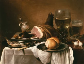 Nature morte au jambon