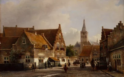 Rue dans une ville hollandaise