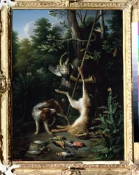 Chien de chasse et gibier à plumes