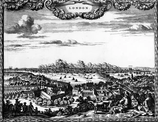 Broadsheet du Grand Incendie de Londres, 1666