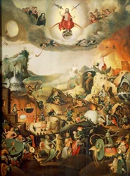 Jugement dernier, vers 1554, par Pieter Huys (vers 1520-1581)