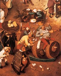 Combat entre Carnaval et Carême (détail)