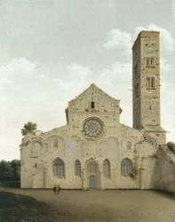 La façade ouest de l