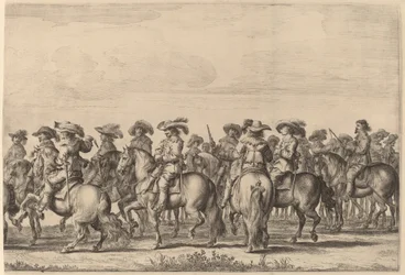 Entrée de Marie de Médicis à Amsterdam (planche 4 de 6)