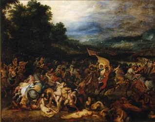 La bataille des Amazones Amazonomachia, 1598