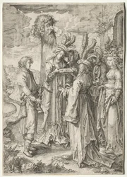 David avec la tête de Goliath