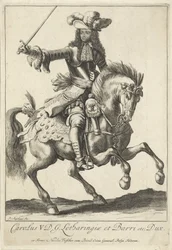 Portrait équestre de Charles V Léopold, duc de Lorraine