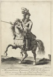 Portrait équestre de Maximilien II Emmanuel, électeur de Bavière