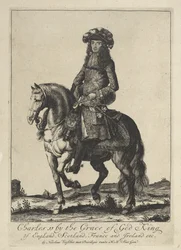 Portrait équestre du roi Charles II d