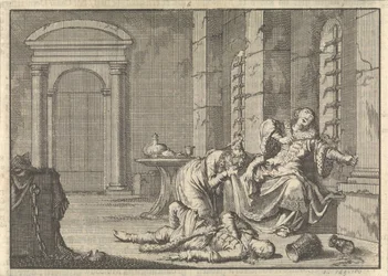 La mort du tsar Fyodor II Borisovich Godunov, 1605, 1698