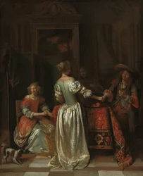 La salutation, c.1675