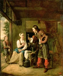 Guerrier et serviteur, 1653