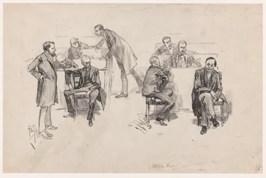 La Deuxième Chambre pendant le débat sur la révision constitutionnelle en 1887