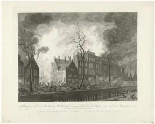 Incendie dans la Pottebakkerssteeg à Rotterdam, 1779