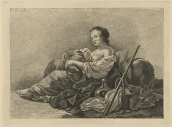 Bergère avec enfant