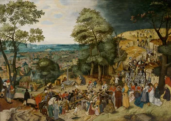 Christ portant la croix (détail)