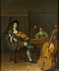 Une fête musicale, vers 1675