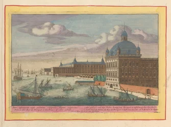 Vue sur le Palais Royal à Lisbonne