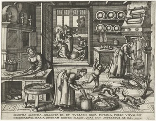 Christ dans la maison de Marthe et Marie