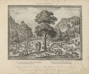 Dieu montre le paradis à Adam