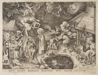 Saint Jacques et le magicien Hermogène