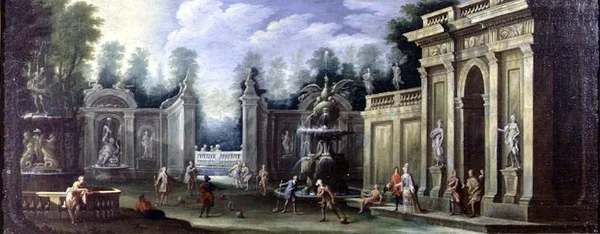 Caprice architectural avec figures