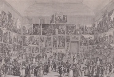 Exposition au Salon du Louvre en 1787