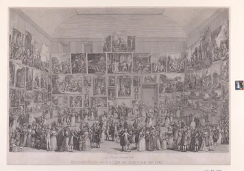 Exposition au Salon du Louvre en 1787