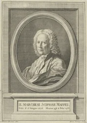 Portrait du poète Scipione Maffei