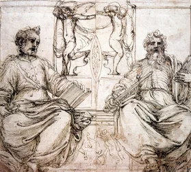Saint-Pierre et Saint-Paul par Perino (ou Perin) del Vaga