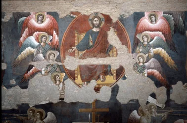Le Jugement dernier Christ triomphant. (Détail)