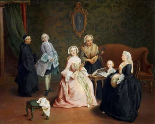 Le concert familial, 1750-1752