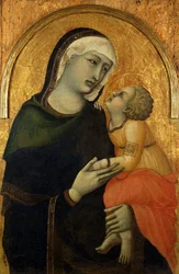 Pietro Lorenzetti - Madone avec enfant - Google Art Project (27822073)