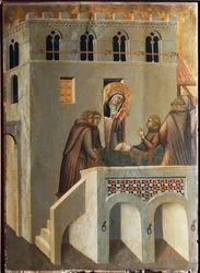 Le saint guérit le pied d