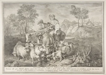 Jacob gardant le troupeau de Laban, 1743-63
