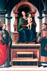 Madone et Enfant avec des Saints, c1470-1523