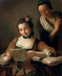 Lecture, vers 1727-1760