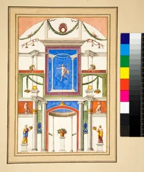 Un mur décoré