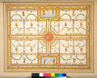 Peinture de plafond non identifiée