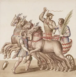 Ms Gen 1496 Planche CXIII Gladiateurs