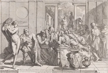 Le banquet de Platon : Socrate et ses compagnons autour d