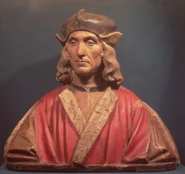 Henri VII, 1509-11 (terre cuite peinte)
